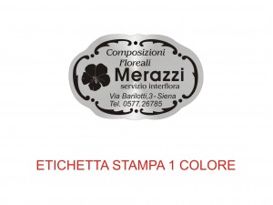 Etichette adesive per fioristi, fiorai e vivaisti (mm 33x21)  (cod.32G)